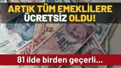 Emeklilere Hangi Hizmet Ücretsiz Oldu? Tüm Detaylar Açıklandı.. - Besid