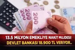 13,5 Milyon Emekliye Nakit Müjdesi! Devlet Bankası 18.900 TL Veriyor.. - Besid